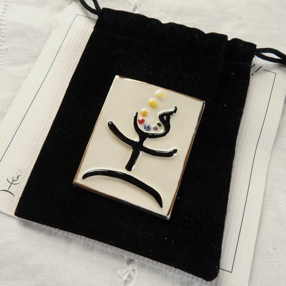 Wearable Art Pin by Kimberly Hinton - Never Worn - Picture 1 of 3